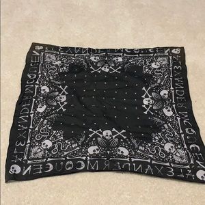 Black Alexander McQueen kerchief